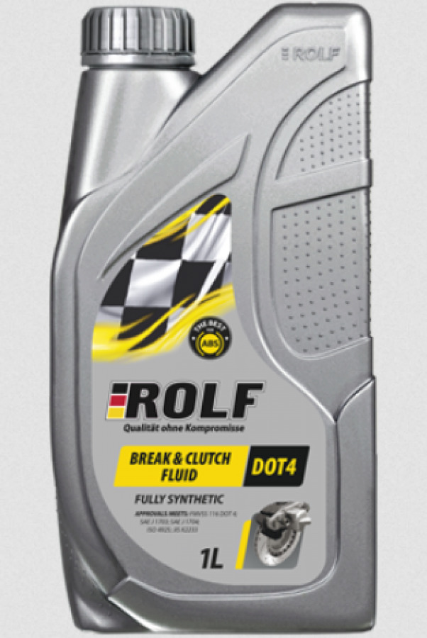 ROLF Break & Clutch Fluid DOT-4 1L, артикул Mobil 800762