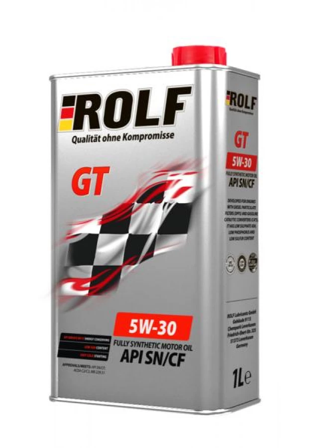 Моторное масло ROLF GT SAE 5W-30 API SN/CF, 1L -  по выгодной .