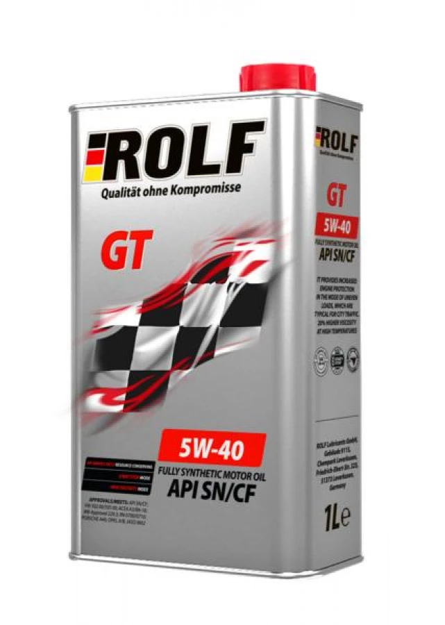 ROLF GT SAE 5W-40 API SN/CF, 1L, артикул Mobil 322234