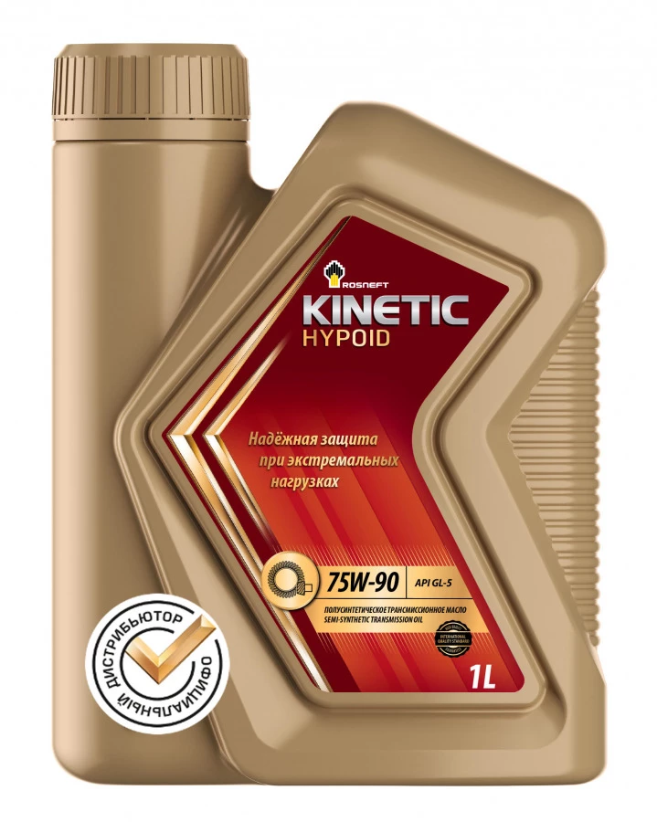 ROSNEFT Kinetic Hypoid 75W–90, 1L, артикул Mobil 40816132