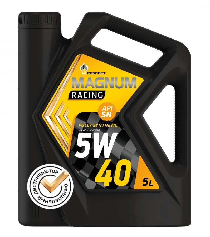 ROSNEFT Magnum Racing 5W-40, 5L, артикул Mobil 40801650
