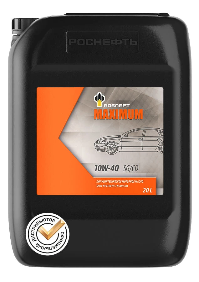 ROSNEFT Maximum 10W–40, 20L, артикул Mobil 40814360