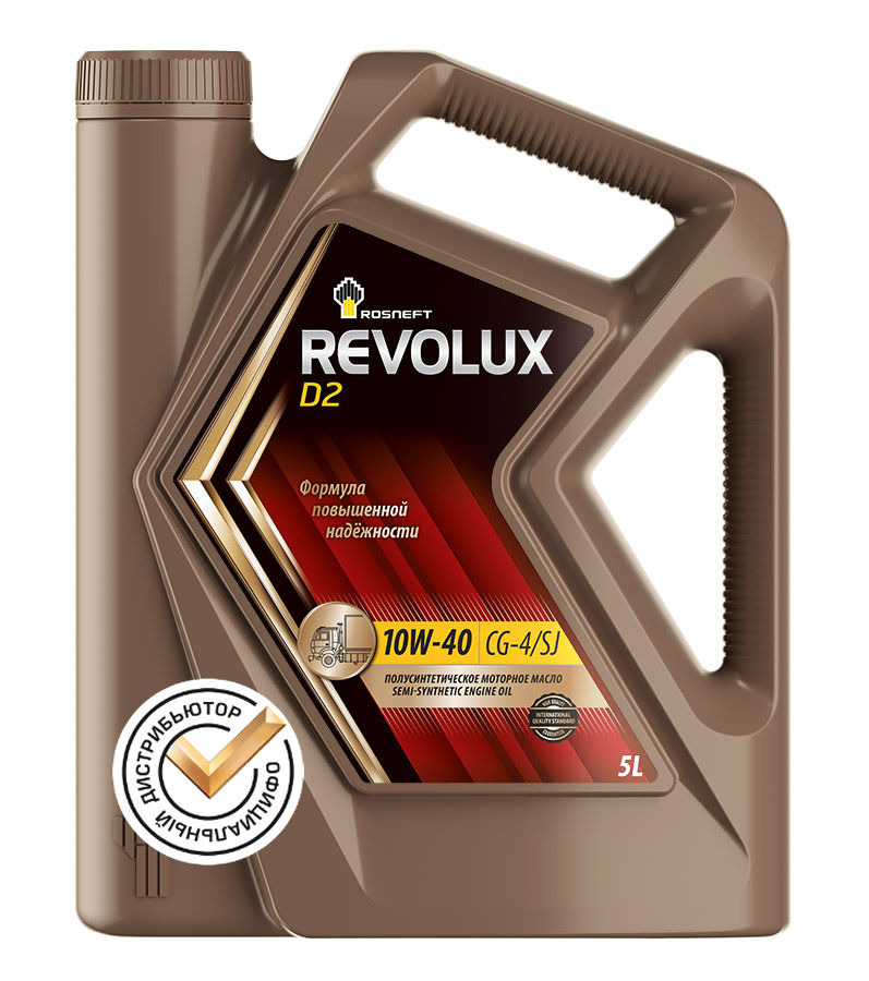 ROSNEFT Revolux D2 10W–40, 5L, артикул Mobil 40625750