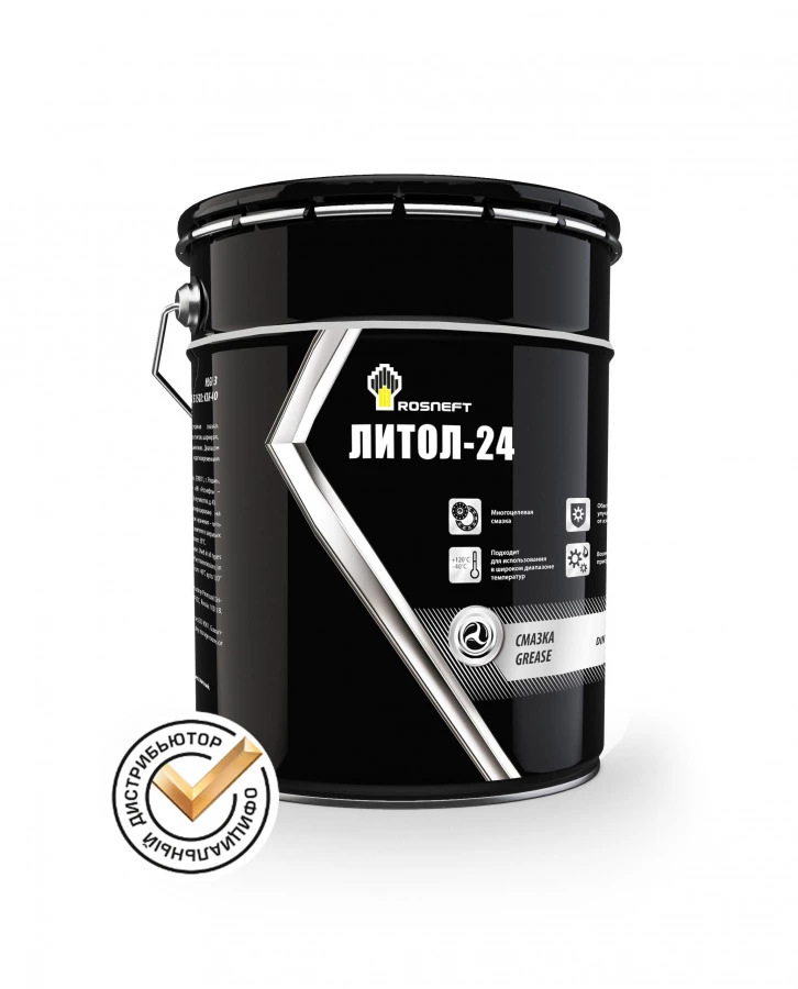 Роснефть Смазка Литол–24, 18KG, артикул Mobil 40655860