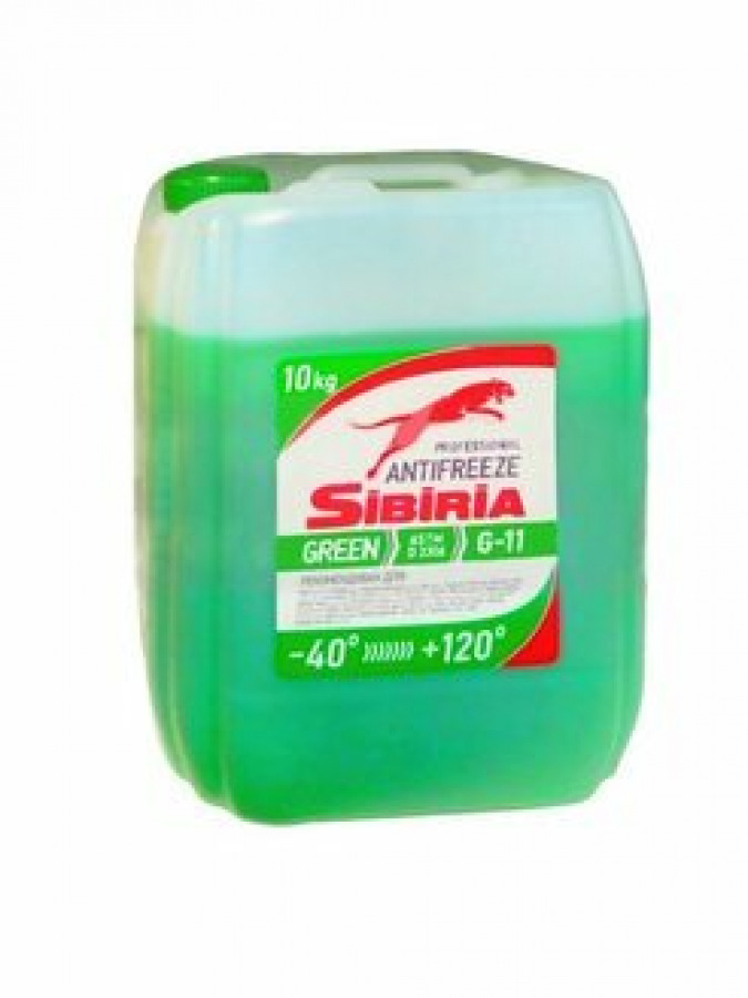 SIBIRIA -40 GREEN G11 10L, артикул Mobil 800090