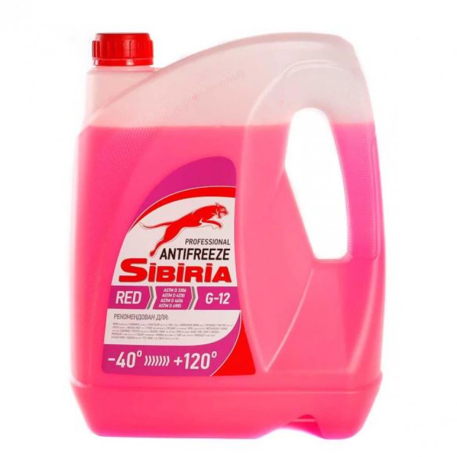 SIBIRIA ANTIFREEZE G12+  5L, артикул Mobil 805600