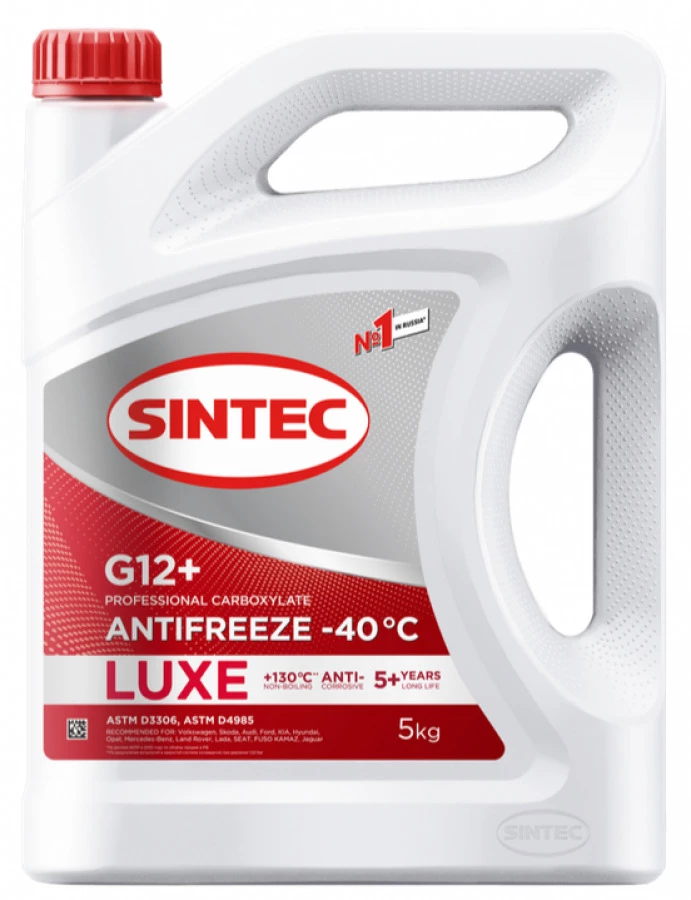 SINTEC ANTIFREEZE LUXE G12+ (-40), 4X5,5KG, артикул Mobil 800555