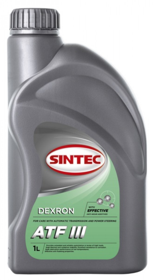 SINTEC ATF III Dexron, 12X1L, артикул Mobil 900264