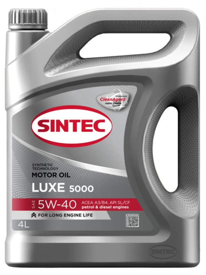 SINTEC LUXE 5000 5W-40, 4L, артикул Mobil 600237