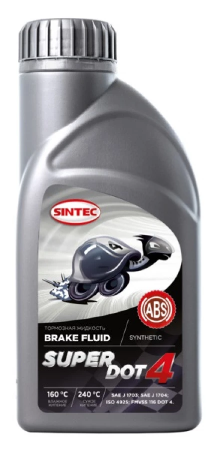 SINTEC SUPER DOT-4    tk 250оС, 0,455KG, артикул Mobil 990244