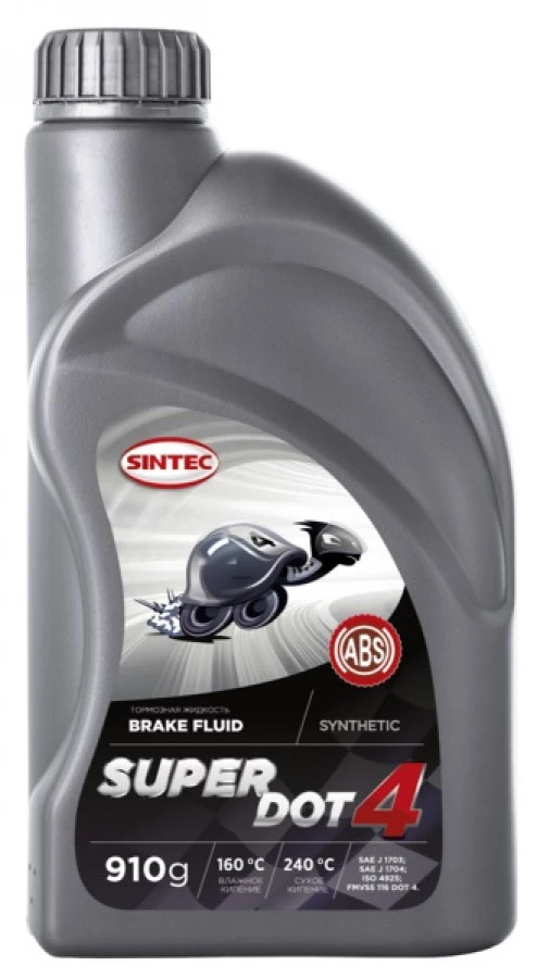 SINTEC SUPER DOT-4    tk 250оС, 0,910KG, артикул Mobil 800735