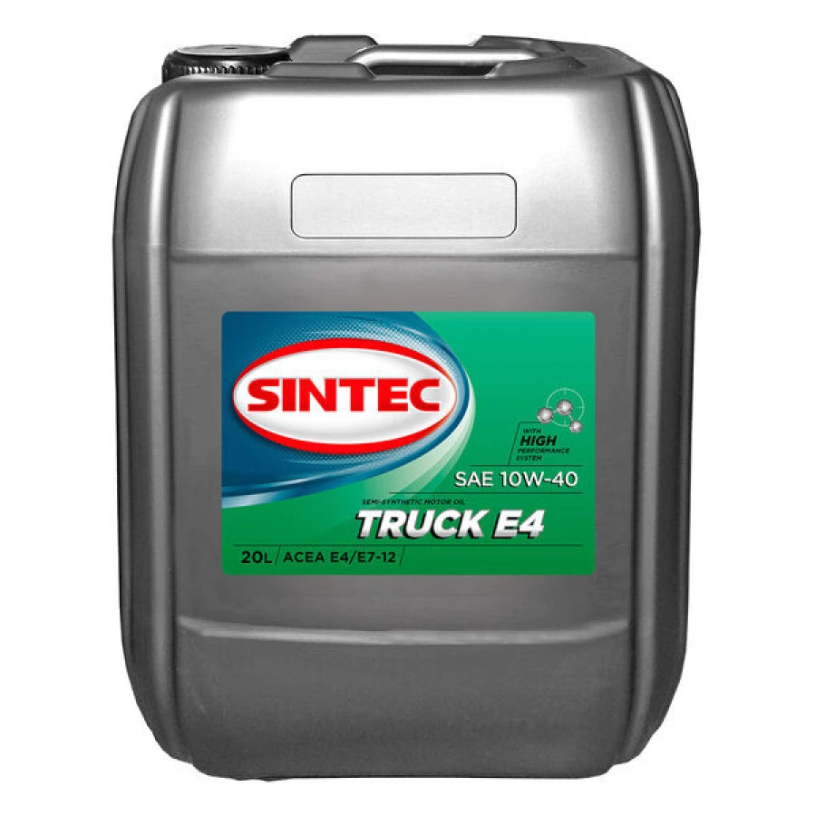 SINTEC Truck SAE 10W-40 E4/E7 20л, артикул Mobil 900352