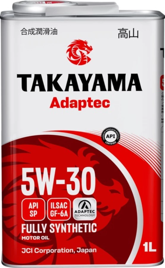 TAKAYAMA Adaptec SAE 5W-30 GF-6 SP, (металл), 1L, артикул Mobil 6056130