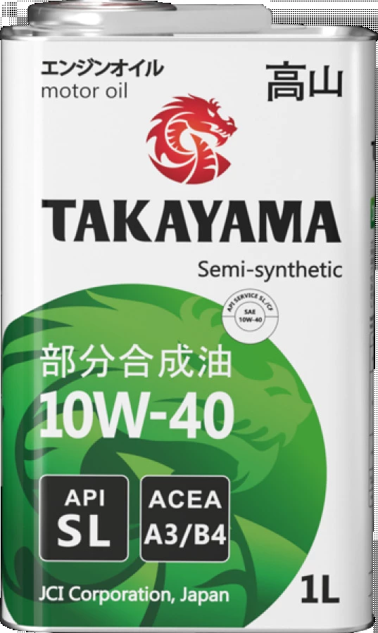 TAKAYAMA SAE 10W-40 API SL, ACEA A3/B4, 12X1L, артикул Mobil 605046