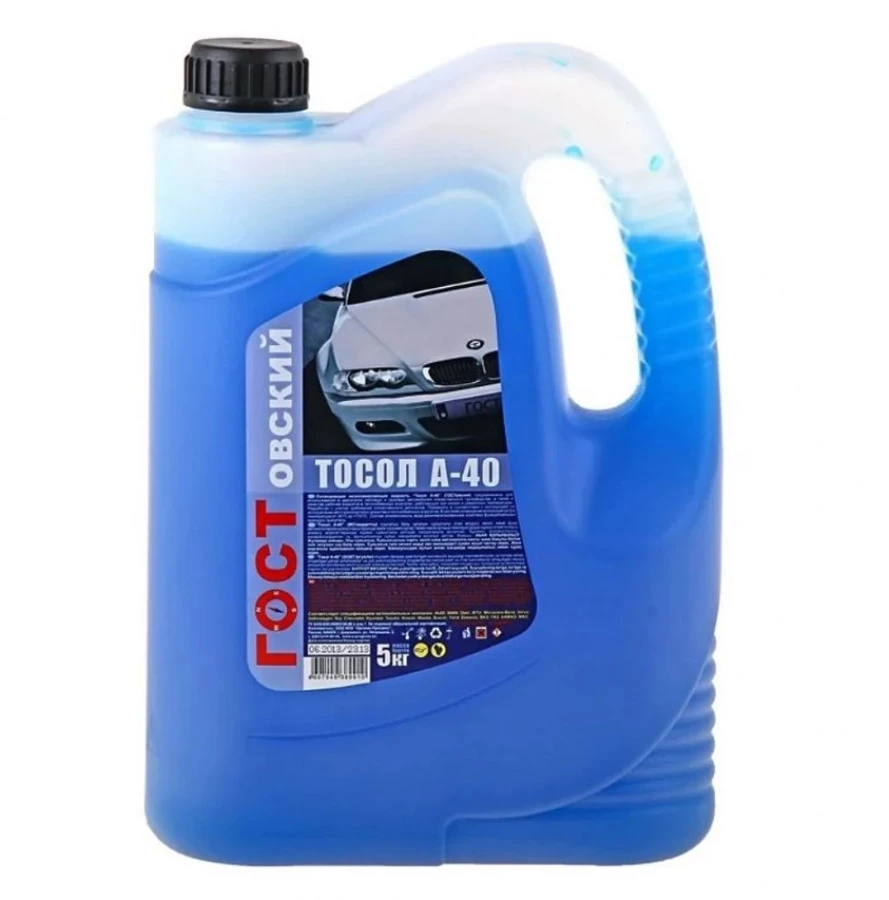 Тосол "Гостовский" А-40, 5кг, артикул Mobil 978557