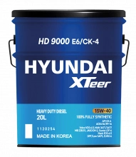 Товар HYUNDAI XTeer HD9000 E6/CK-4 15W-40, 20L