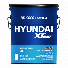 Товар HYUNDAI XTeer HD 9000 5W-30 E6/CK-4 (NEW), 20L