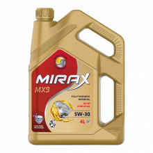 Товар MIRAX MX9 SAE  5W-30 API SP, ILSAC GF 6A, 4X4L