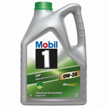 Mobil 1 ESP X2 0W-20 5L, артикул Mobil 157784