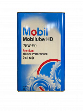 Mobilube HD 75W-90 18L, артикул Mobil 156495