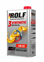 Товар ROLF 3-synthetic 5W-30 ACEA A3/B4, 1L