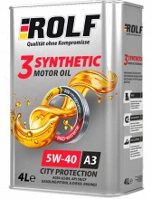 Товар ROLF 3-synthetic 5W-40 ACEA A3/B4, 4L