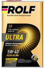 Товар ROLF ULTRA SAE 5W-40 ACEA A3/B4 API SP, (металл), 4L