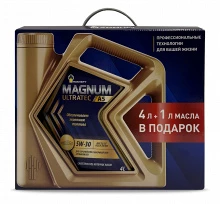 Товар ROSNEFT Magnum Ultratec A5 5W-30, 1X(4L+1L)шт
