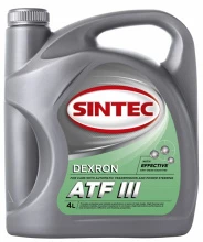 Товар SINTEC ATF III Dexron, 4X4L