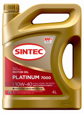 Товар SINTEC PLATINUM 7000 10W-40 A3/B4, 4L