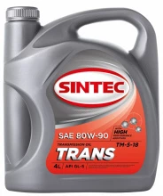 Товар SINTEC TRANS ТМ5 SAE 80W-90 API GL-5, 4X4L