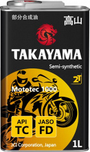 Товар TAKAYAMA MOTOTEC 1000 2T API TC JASO FD, 1L