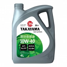 Товар TAKAYAMA SAE 10W-40 API SL/СF  пластик, 4X4L