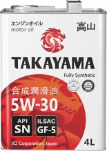 Товар TAKAYAMA SAE 5W-30 ILSAC GF-5, API SN, 4L