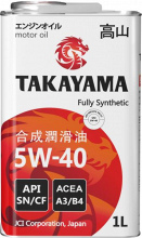 Товар TAKAYAMA SAE 5W-40 API SN/CF, ACEA A3/B4, 1L